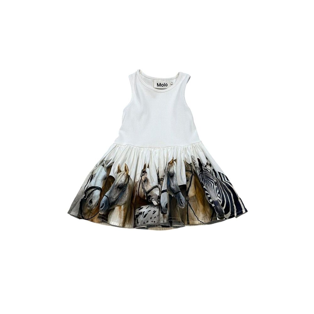 Molo Horse Print Baby Dress Size 80 / 12 Months